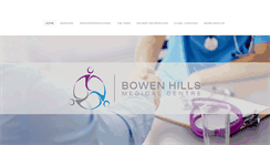 Desktop Screenshot of bowenhillsmedicalcentre.com.au