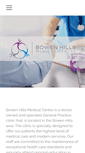 Mobile Screenshot of bowenhillsmedicalcentre.com.au